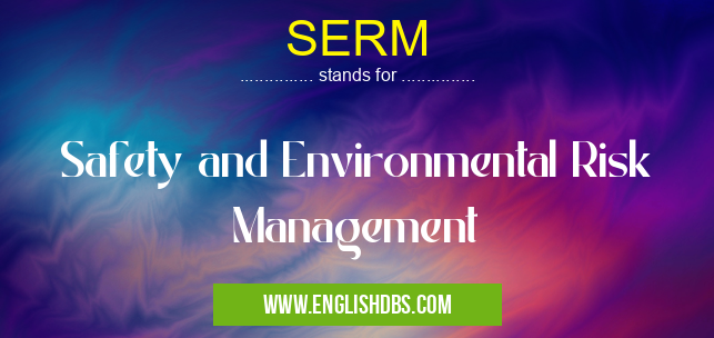 SERM means Safety and Environmental Risk Management SERM