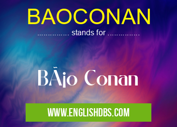BAOCONAN means Báo Conan BAOCONAN