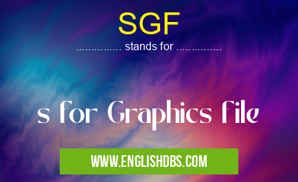 SGF means s for Graphics file SGF