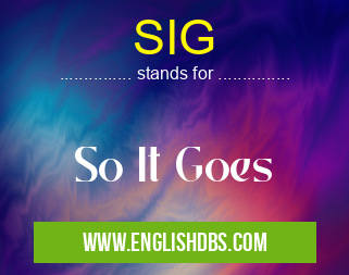 SIG