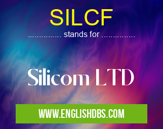 SILCF means Silicom LTD SILCF