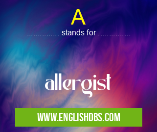 A means allergist A