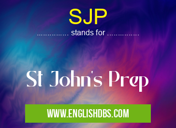 SJP means St John's Prep SJP