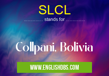 SLCL means Collpani, Bolivia SLCL