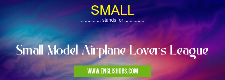 SMALL means Small Model Airplane Lovers League SMALL