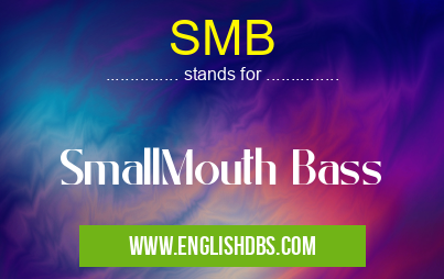 SMB means SmallMouth Bass SMB