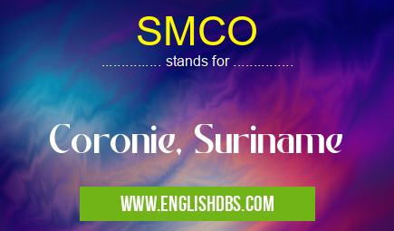 SMCO means Coronie, Suriname SMCO