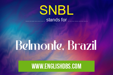 SNBL means Belmonte, Brazil SNBL