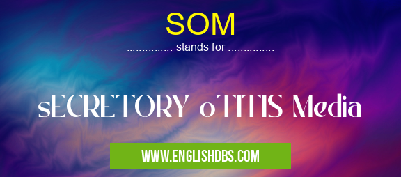 SOM means sECRETORY oTITIS Media SOM