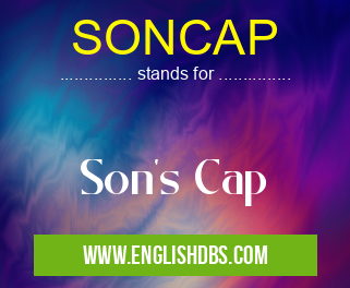 SONCAP means Son's Cap SONCAP