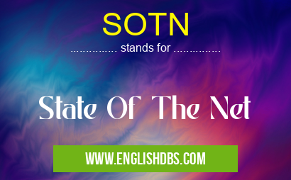 SOTN means State Of The Net SOTN