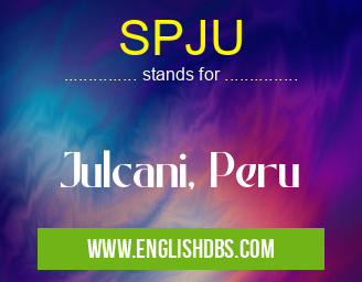 SPJU means Julcani, Peru SPJU