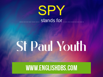 SPY means St Paul Youth SPY