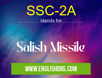 SSC-2A means Salish Missile SSC-2A