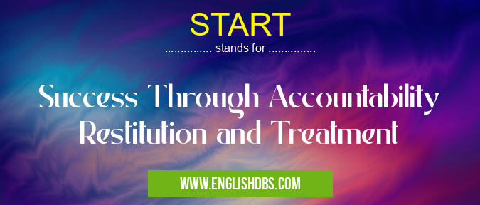 START means Success Through Accountability Restitution and Treatment START