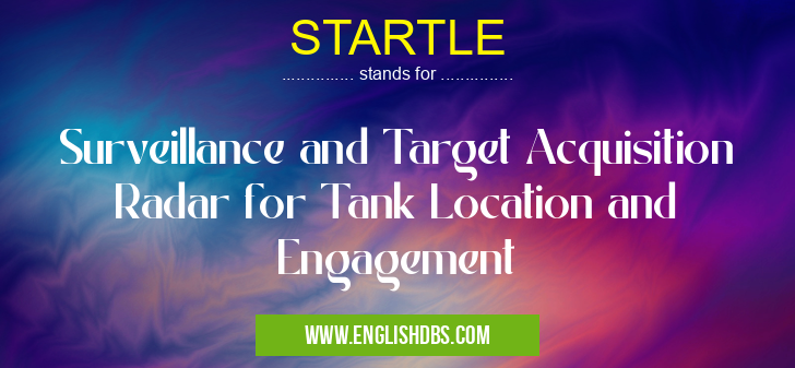 STARTLE means Surveillance and Target Acquisition Radar for Tank Location and Engagement STARTLE