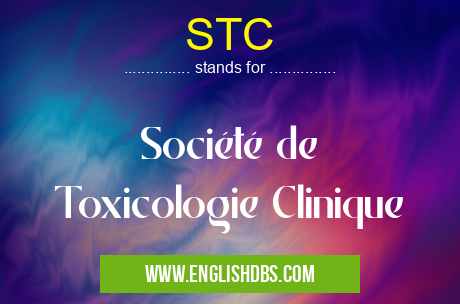 STC means Société de Toxicologie Clinique STC