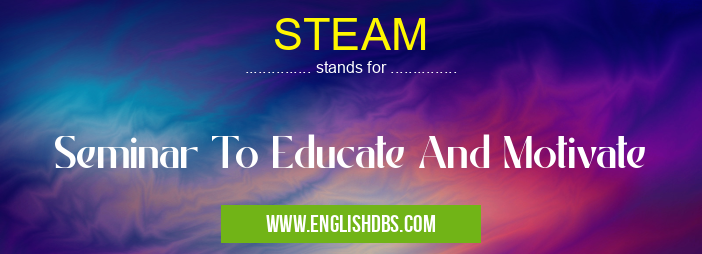 STEAM means Seminar To Educate And Motivate STEAM
