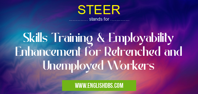 STEER means Skills Training & Employability Enhancement for Retrenched and Unemployed Workers STEER