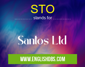 STO means Santos Ltd STO