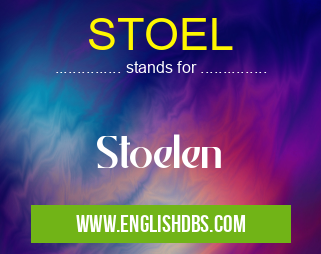 STOEL means Stoelen STOEL