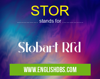 STOR means Stobart Rfd STOR