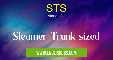 STS means Steamer Trunk sized STS