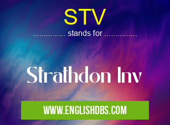 STV means Strathdon Inv STV