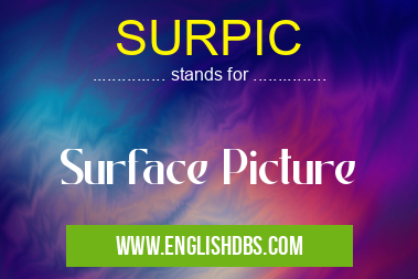 SURPIC means Surface Picture SURPIC