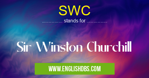 SWC means Sir Winston Churchill SWC