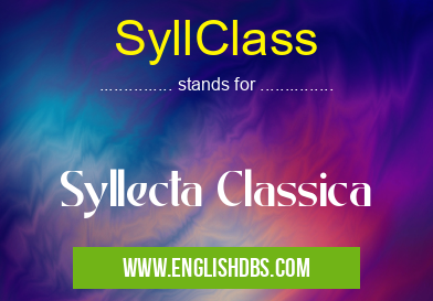 SyllClass