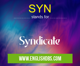 SYN means Syndicate SYN