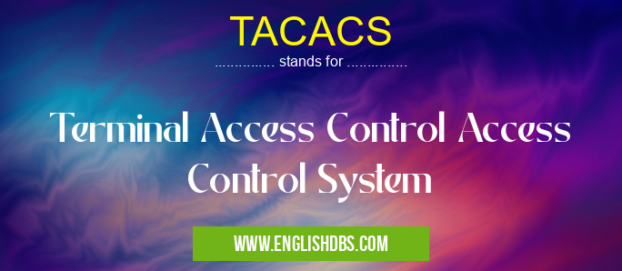 TACACS means Terminal Access Control Access Control System TACACS