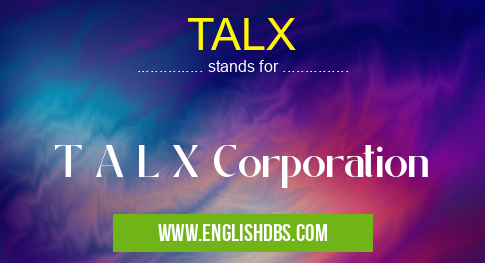 TALX means T A L X Corporation TALX