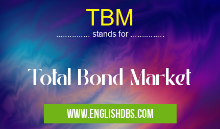 TBM means Total Bond Market TBM