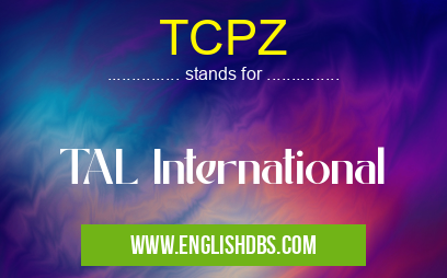 TCPZ means TAL International TCPZ
