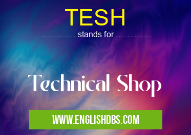 TESH means Technical Shop TESH