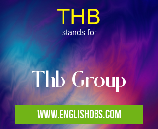 THB means Thb Group THB