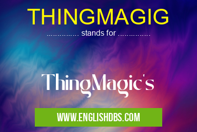 THINGMAGIG means ThingMagic's THINGMAGIG