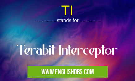 TI means Terabit Interceptor TI