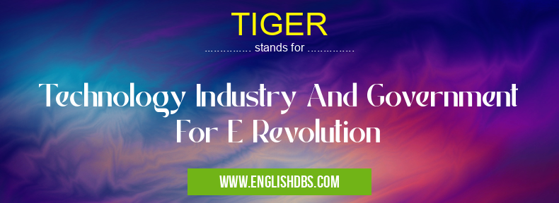 TIGER means Technology Industry And Government For E Revolution TIGER