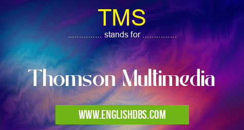 TMS means Thomson Multimedia TMS