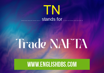 TN means Trade NAFTA TN
