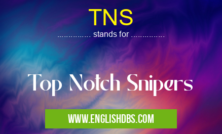 TNS means Top Notch Snipers TNS