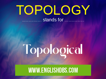 TOPOLOGY means Topological TOPOLOGY
