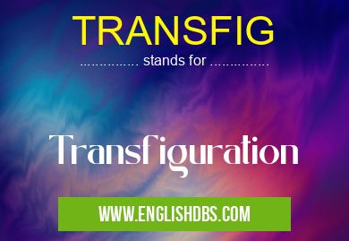 TRANSFIG means Transfiguration TRANSFIG
