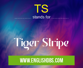 TS means Tiger Stripe TS