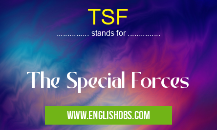 TSF means The Special Forces TSF