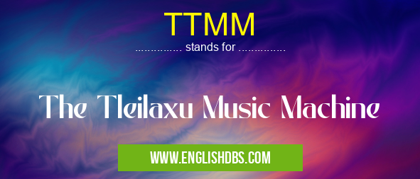 TTMM means The Tleilaxu Music Machine TTMM