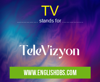 TV means TeleVizyon TV